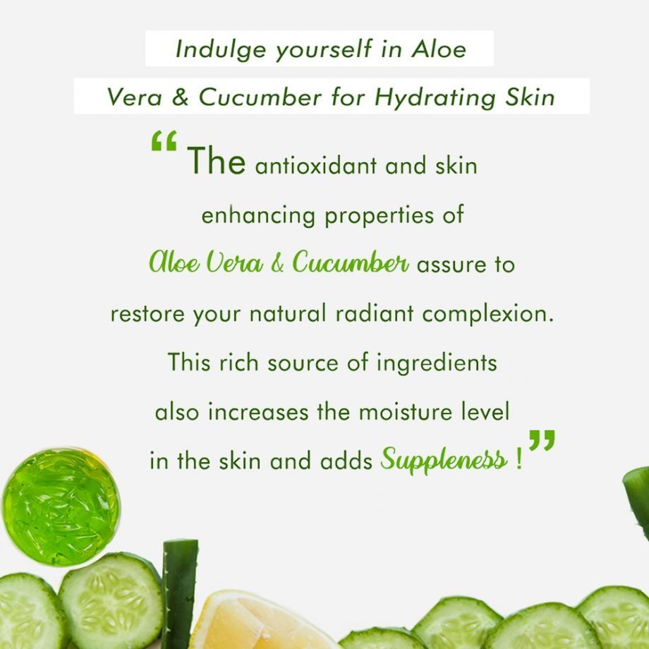 Nutriglow Natural Aloe Vera & Cucumber Facial Kit