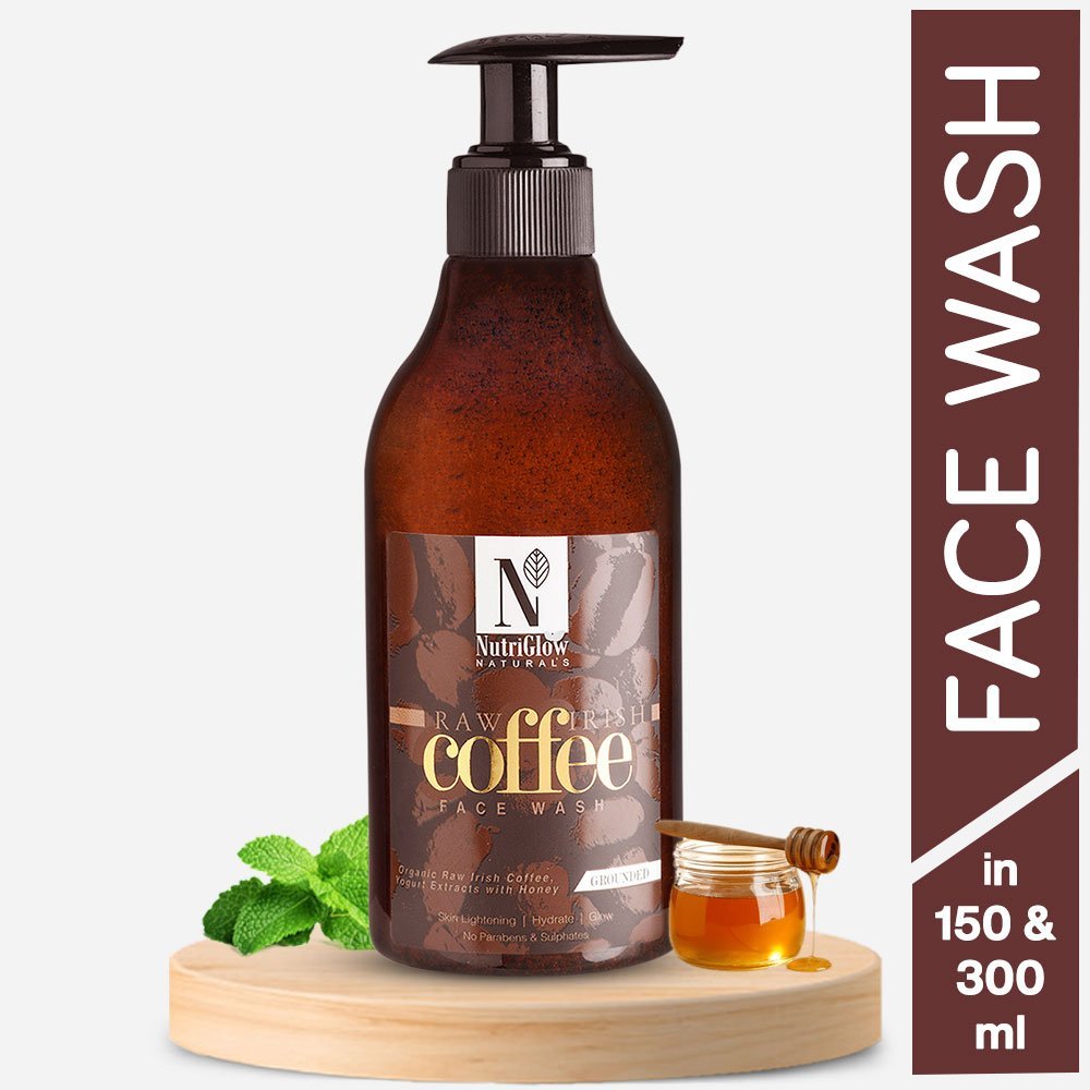 Nutriglow Natural Raw Irish Coffee Face Wash Chemical Free Coffee