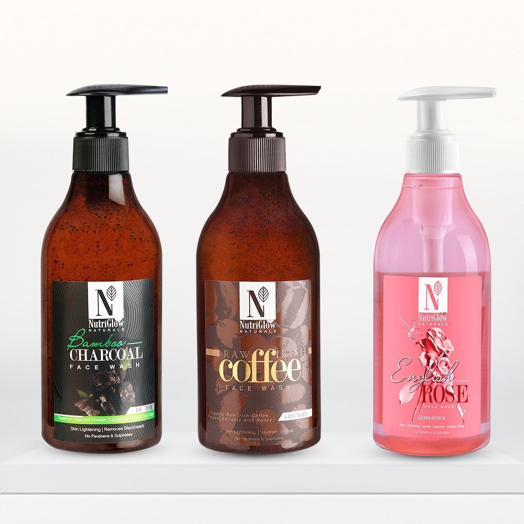 rose charcoal face wash