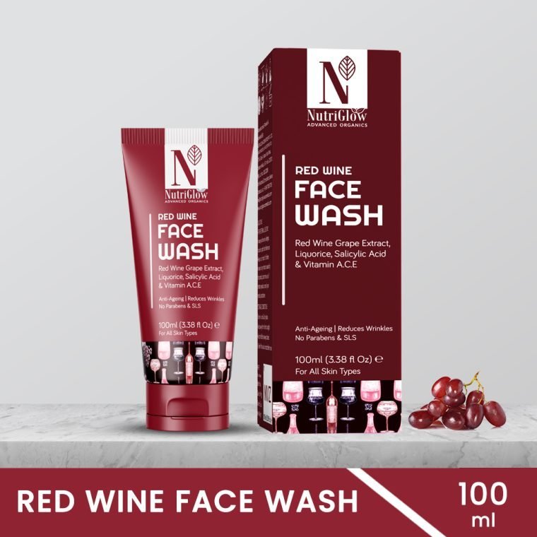 NutriGlow Advanced Organics Red Wine Face Wash
