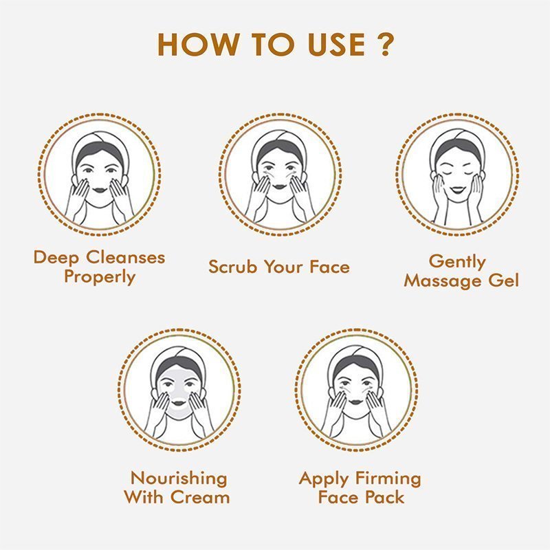 gold kesar facial kit