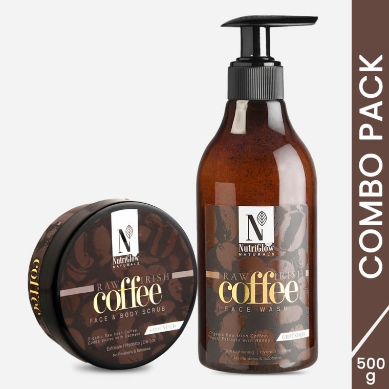 Raw Irish Coffee Face Wash + Raw Irish Face & Body Scrub