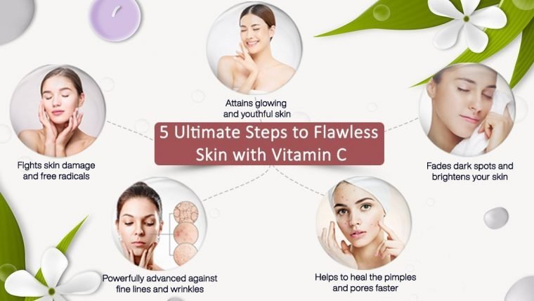 5 Ultimates Steps to flawless Skin with Vitamin C