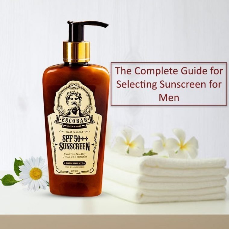 The-Complete-Guide-for-Selecting-Sunscreen-for-Men.(feature-image)